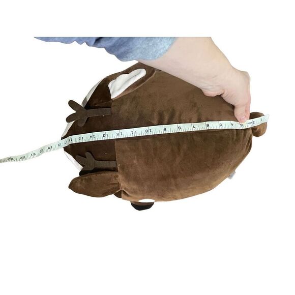 Smoochy Pals by Linzy Toys brown reindeer plush - Picture 6 of 8